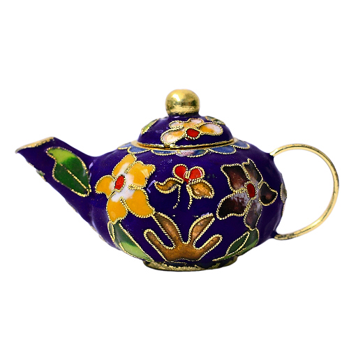 Teekanne S 0364 blau - zum Schließen ins Bild klicken